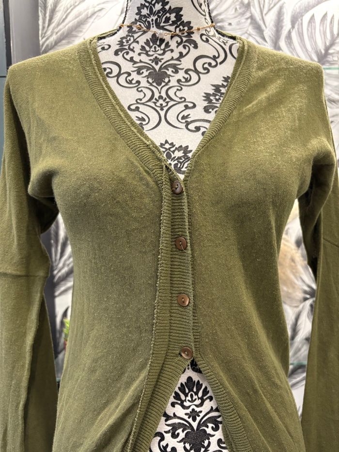 Cardigan kaki reset - photo numéro 5