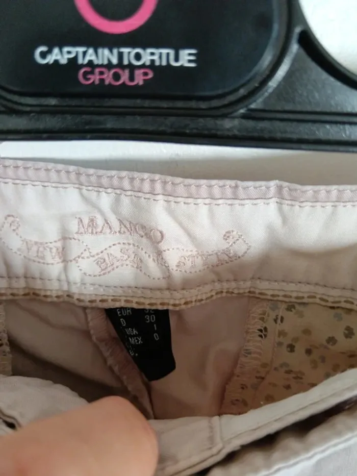 C32 pantalon rose mango 32 - photo numéro 3