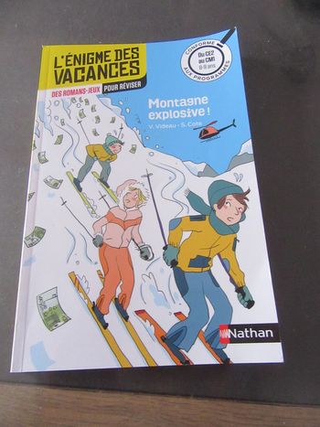 L' énigme des vacances Montagne explosive NATHAN