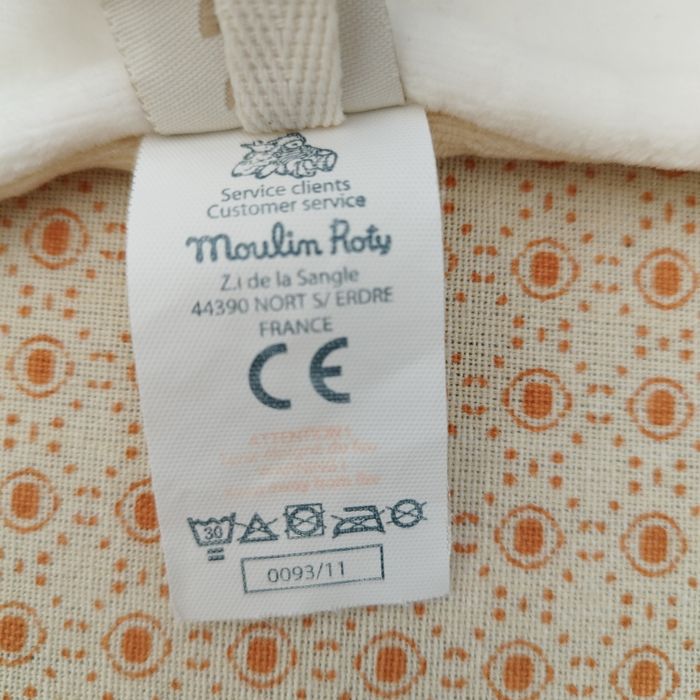 Doudou plat lapin Basile et Lola moulin roty - photo numéro 6