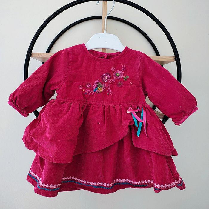 3 mois robe côtelée catimini