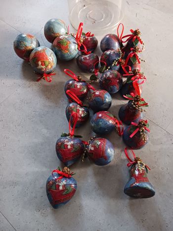 lot de déco sapin de noel