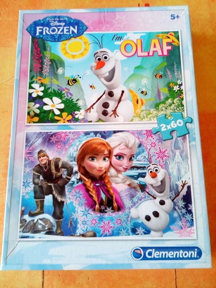 puzzle la reine des neiges (couvercle un peu scotché)