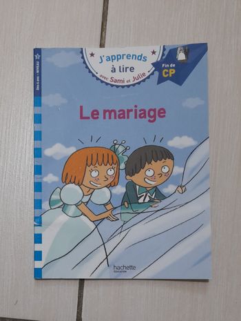 Livre Sami et Julie Le mariage 
Abîmé/ voir photo