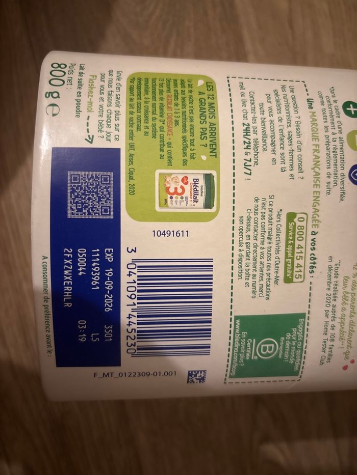 2 laits blédilait - photo numéro 2