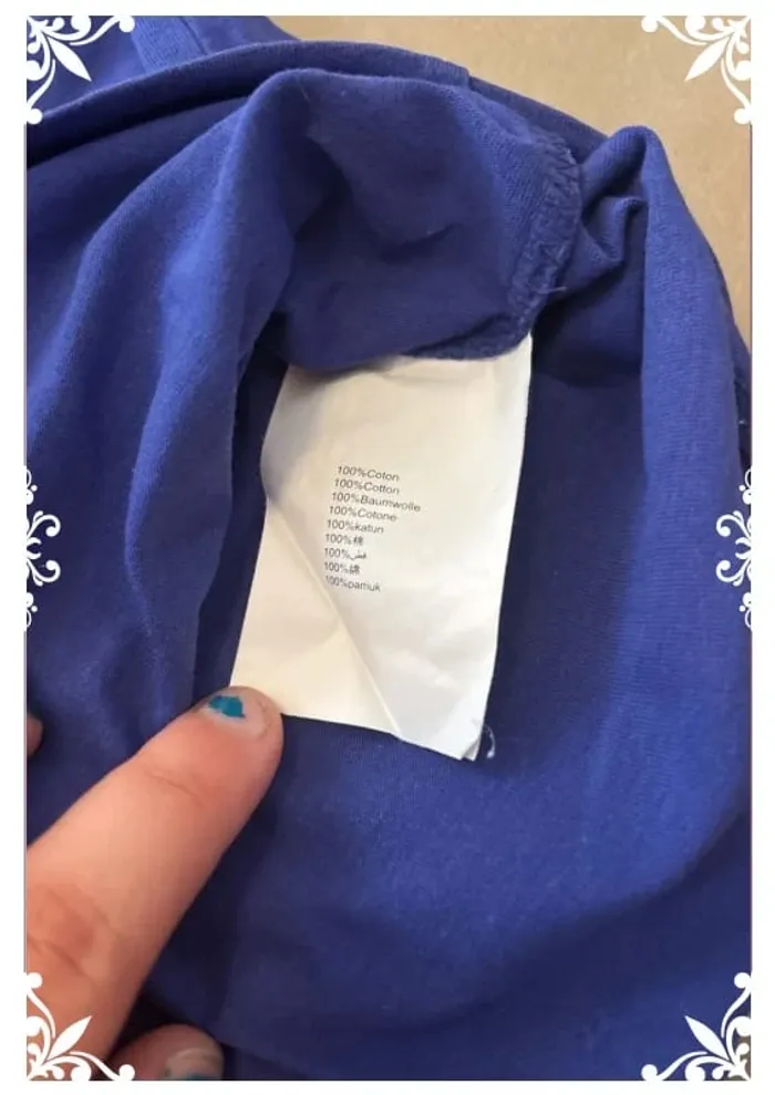 T-shirt violet taille L galleries Lafayette - photo numéro 6