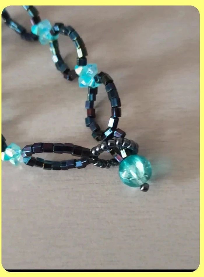 Bracelet noir et bleu - photo numéro 6