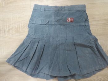 Jupe velour fille 10 ans