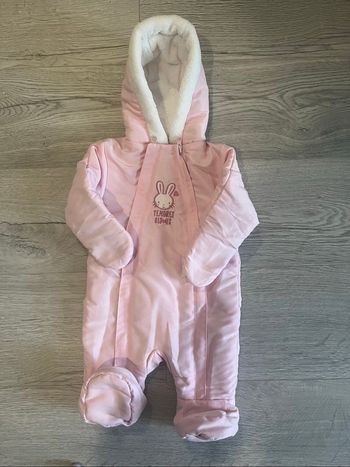 Combinaison bébé rose Influx – 3 mois
