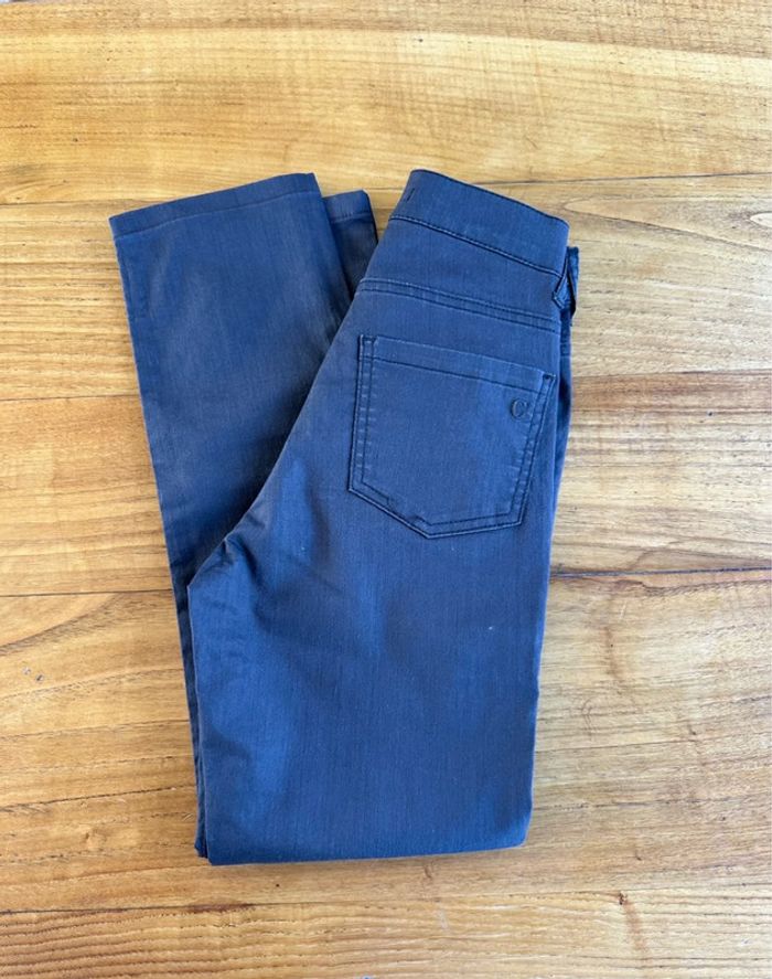 Pantalon jeans marron Caroll - photo numéro 5