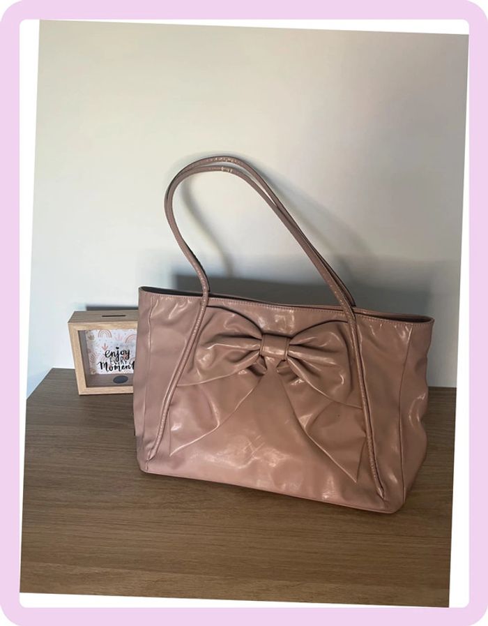 Sac à main Valentino vieux rose avec nœud – 37x18x27 cm – Prix attractif
