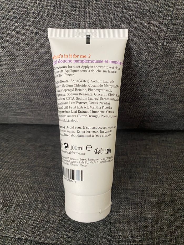 Gel douche pamplemousse et mandarine 100ml - photo numéro 2