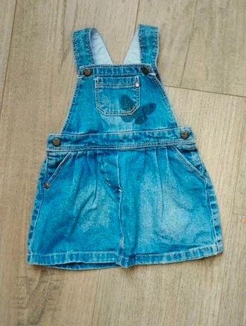 Robe jean papillon 6 mois