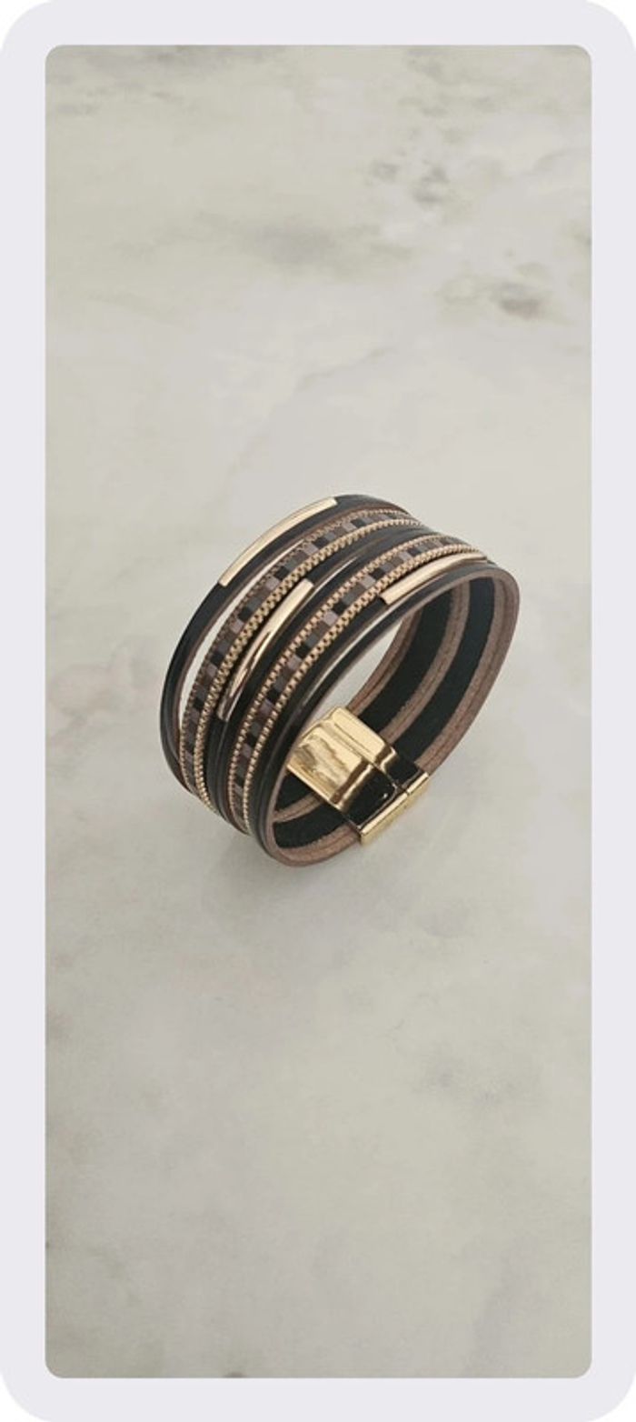 Bracelet en cuir pour femmes