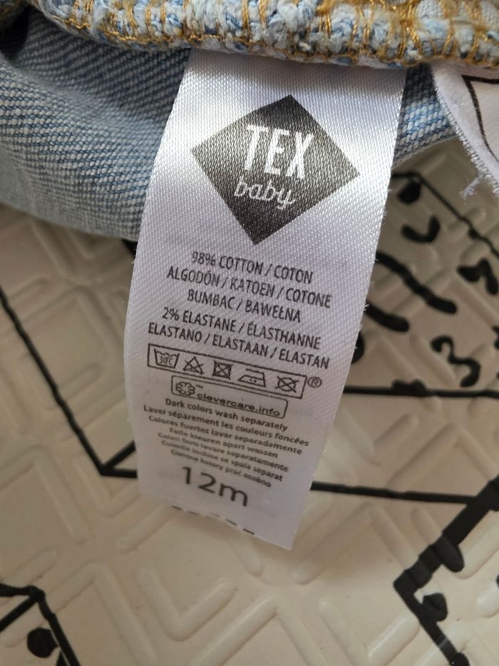 Salopette bleu clair Tex Baby 12 mois - photo numéro 4