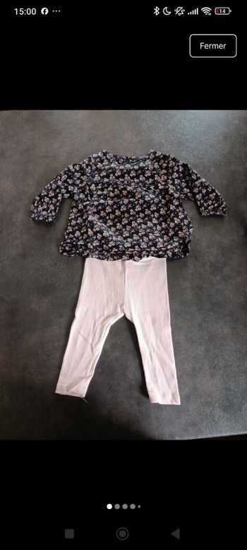 Ensemble 12 mois fille 