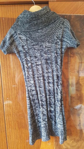 Longue Robe pull noire
