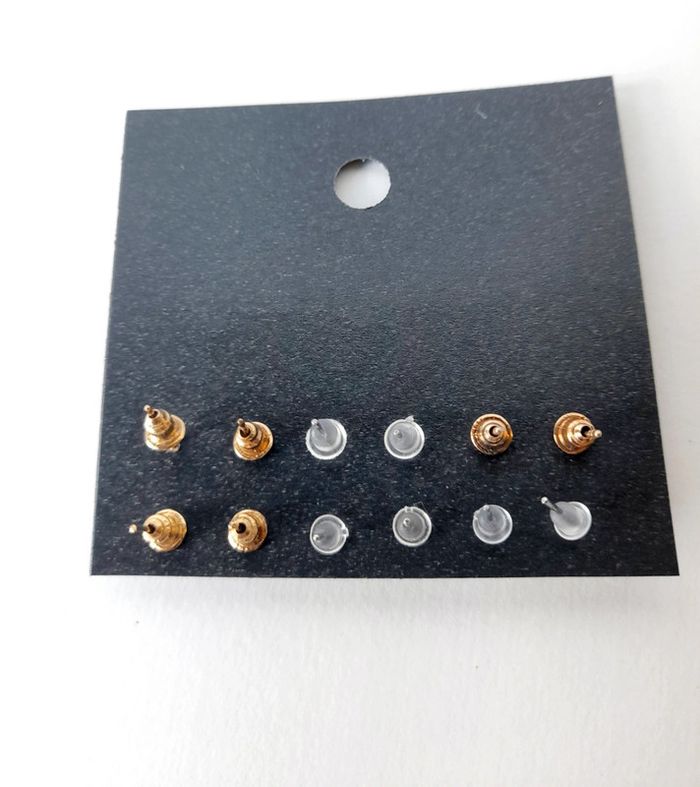 Lot boucles d oreilles fantaisie strass - photo numéro 3