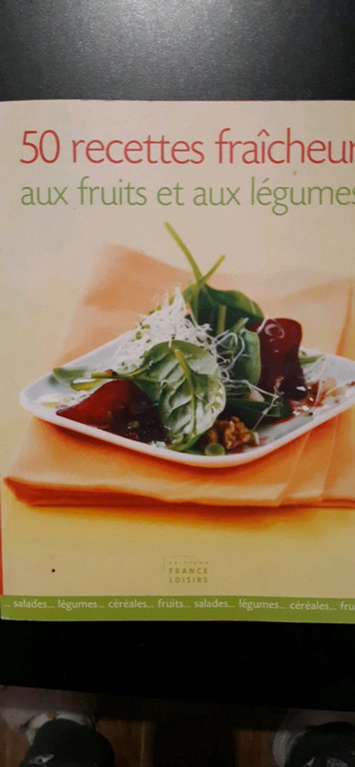 Livre recettes fruits et légumes