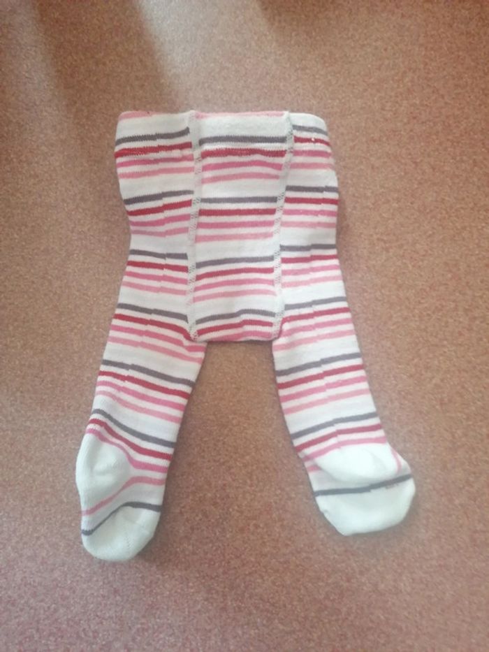 Collants à rayures bébé - photo numéro 2