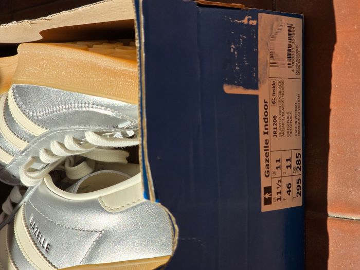 adidas gazelle argentée taille 46 - photo numéro 7