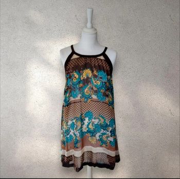 Robe de plage tunique de plage imprimé 38-40