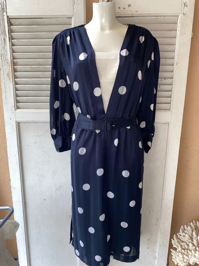 Robe à pois Vintage taille 44