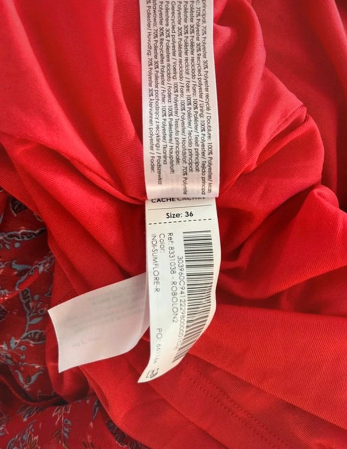 Robe rouge cache-cache - photo numéro 5