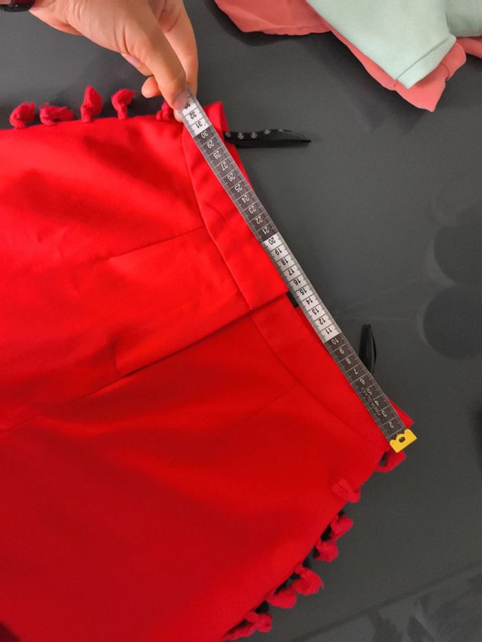 Pantalon rouge missguided 36 - photo numéro 10