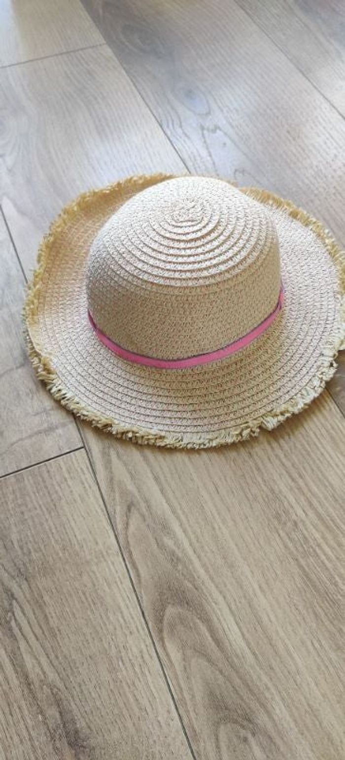Chapeau paille fille