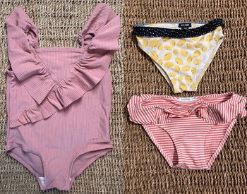 Maillot de bain 1 pièce H&M + 2 bas