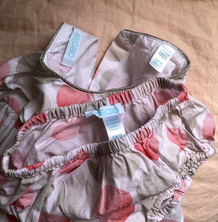 Robe et cache couche Obaibi 6 mois - photo numéro 2