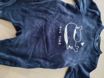 Pyjamas velours Kiabi