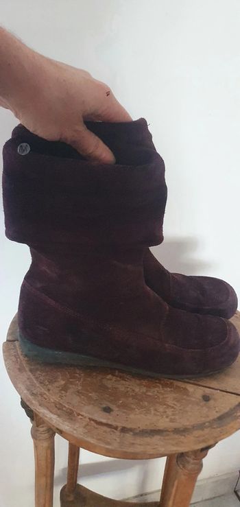 Bottes en daim