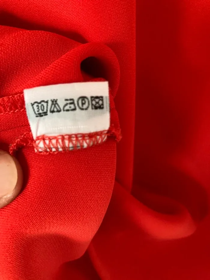 Robe droite rouge Acanthe taille 3 - photo numéro 6