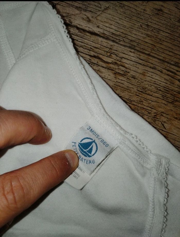 Joli gilet brassière cache coeur fille 3 mois petit bateau - photo numéro 3