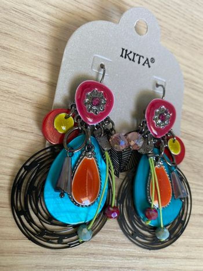 Boucles d’oreilles - Collection IKITA - Neuve - photo numéro 1