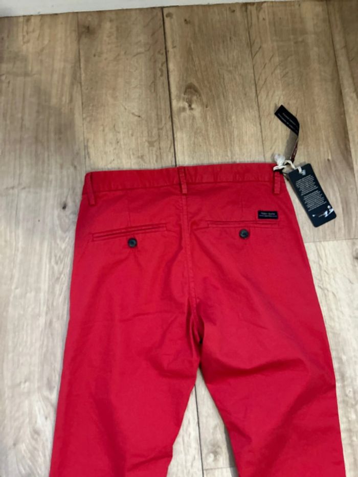 Pantalon rouge Teddy Smith chino slim stretch 26US 33FR - photo numéro 4
