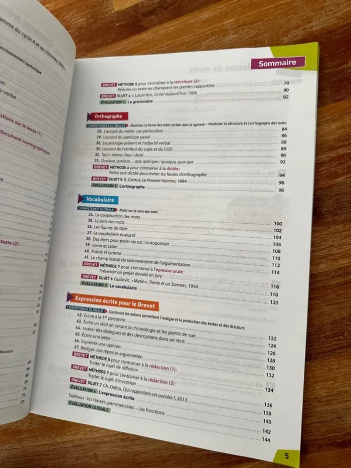 Livre la grammaire par les exercices 3e - photo numéro 5