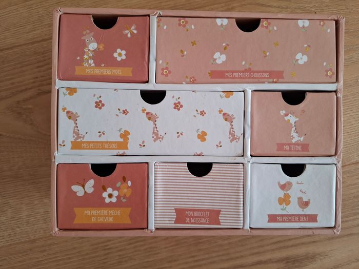 Boite souvenirs bebe fille - photo numéro 2