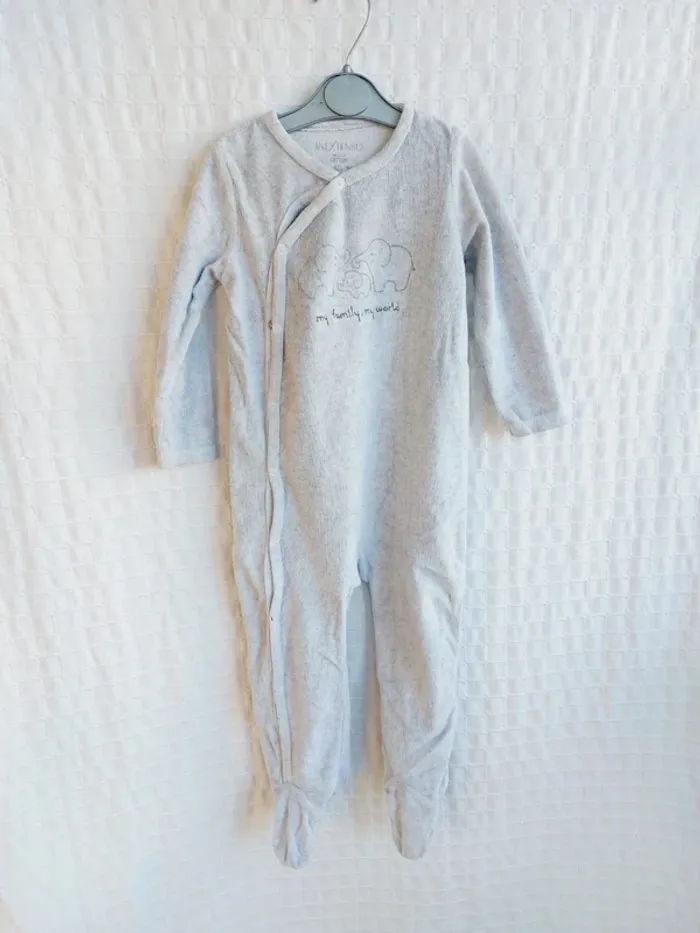 Pyjama Grenouillère In Extenso mixte 92 cms / 2 ans