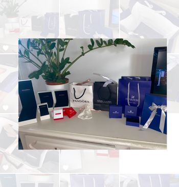 (Lot ou au choix): Sac,Pochon,Écrin: Pandora,Marc Orian,Diamant Or,Histoire D’or et Swarovski