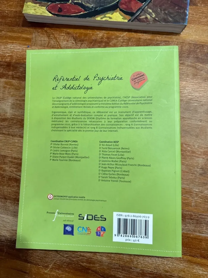 Livre, référentiel de psychiatrie et Addictologie - photo numéro 3