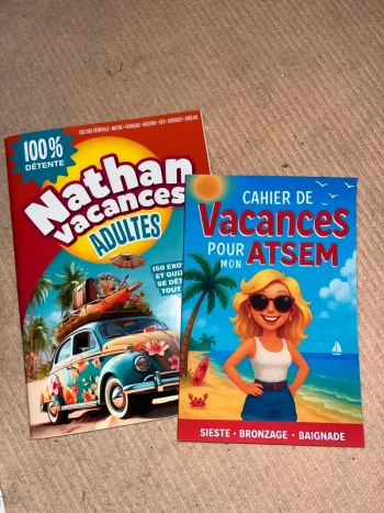 cahier vacances adulte