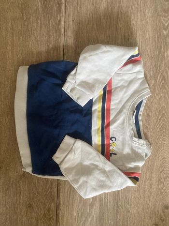 Sweat garçon 23 mois