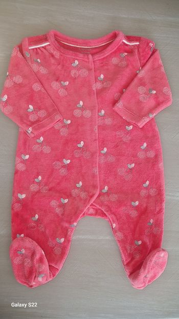 Pyjama coton velours OBAÏBI 1M/53CM