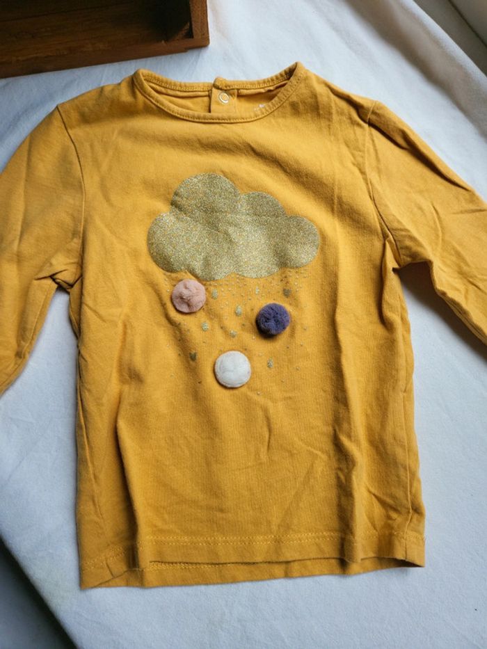 Ensemble mignon pompon pattes d’éléphant 18 mois - photo numéro 7