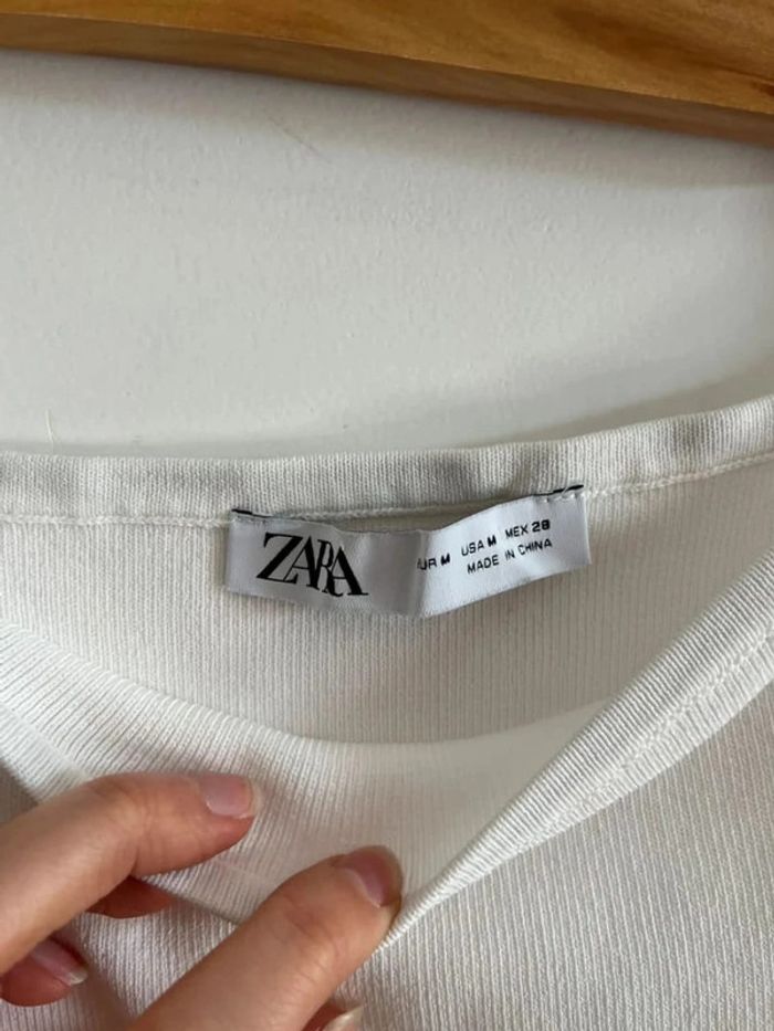 Robe blanche Zara - photo numéro 4