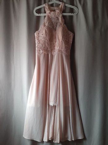 Robe fête cérémonie en dentelle et perle flower by charm's Paris 