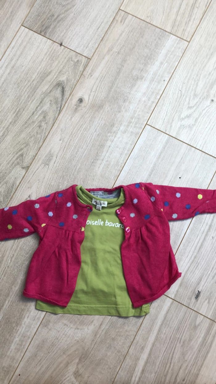 Ensemble 6 mois mademoiselle bavarde